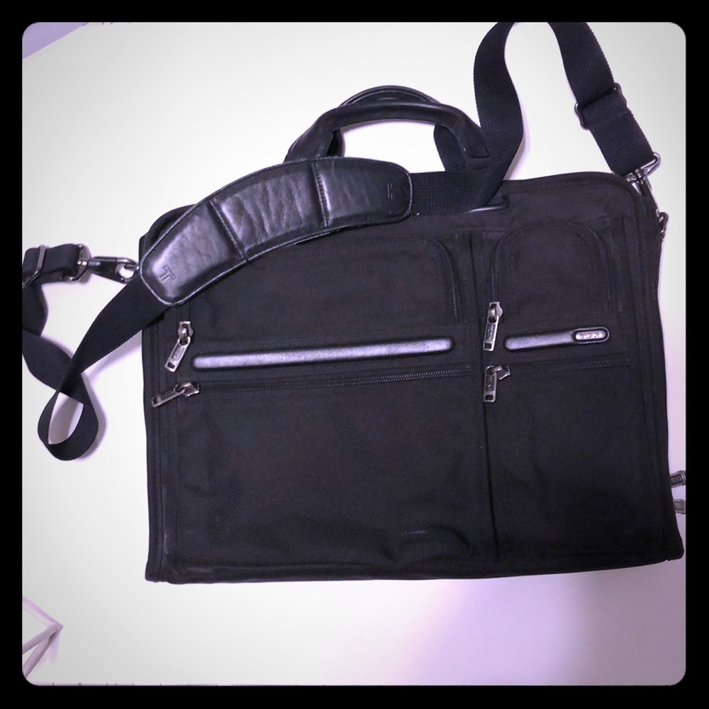 Tumi Expandable Organizer Laptop Brief Leather